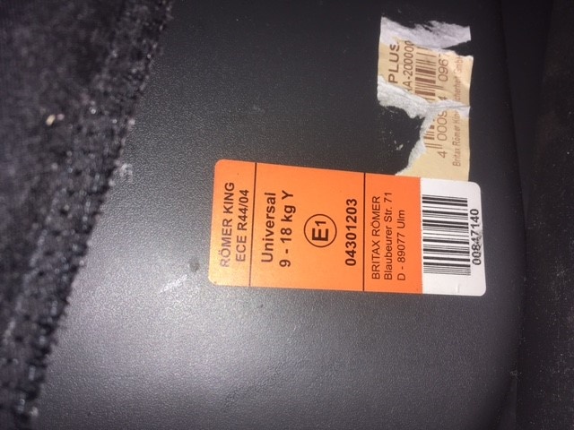 ROMER/Britax King plus - 8