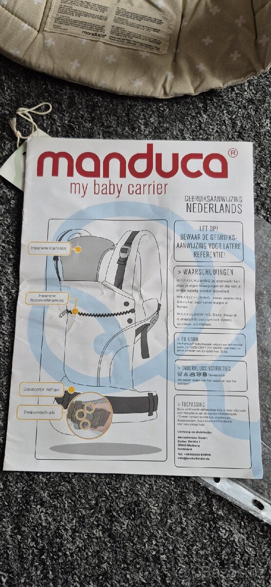 Manduca nosítko - 8