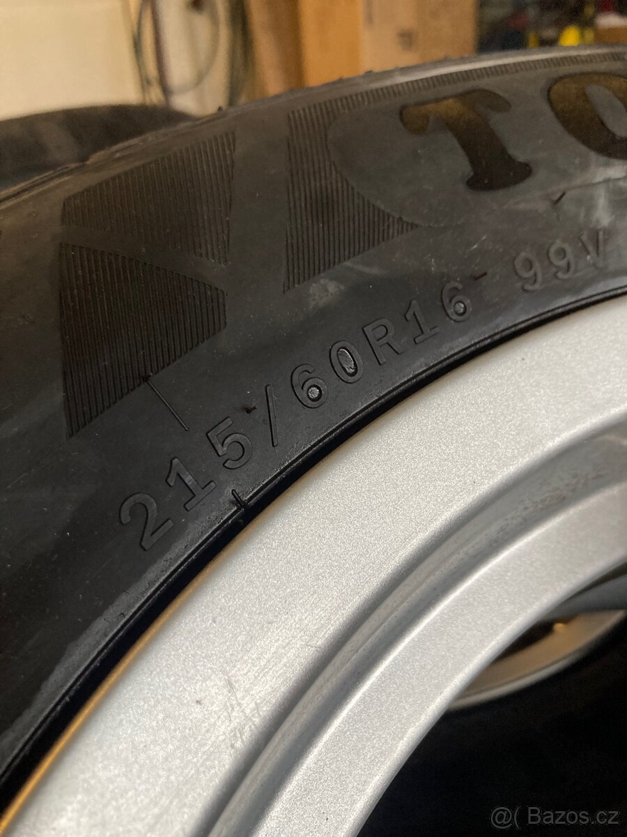 Litá kola RONAL 6.5J x 16H2 ET 45 + celoroční pneu Tomket - 8