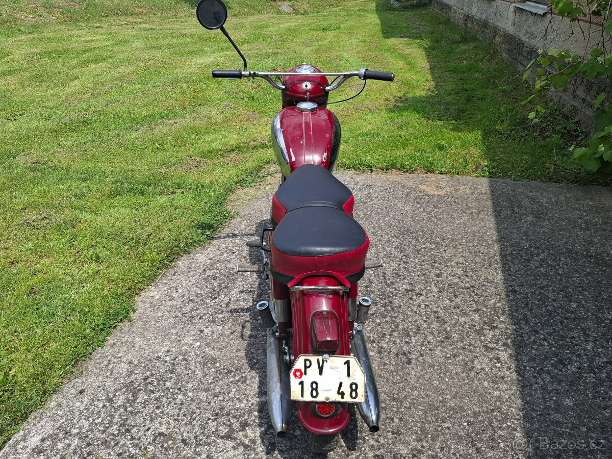 Jawa 350 354 kývačka patina r.v. 1960 - 8