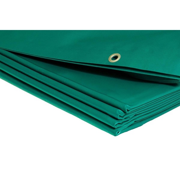 Zakrývací plachta PVC 570g/1m² zelená nebo modrá - 8