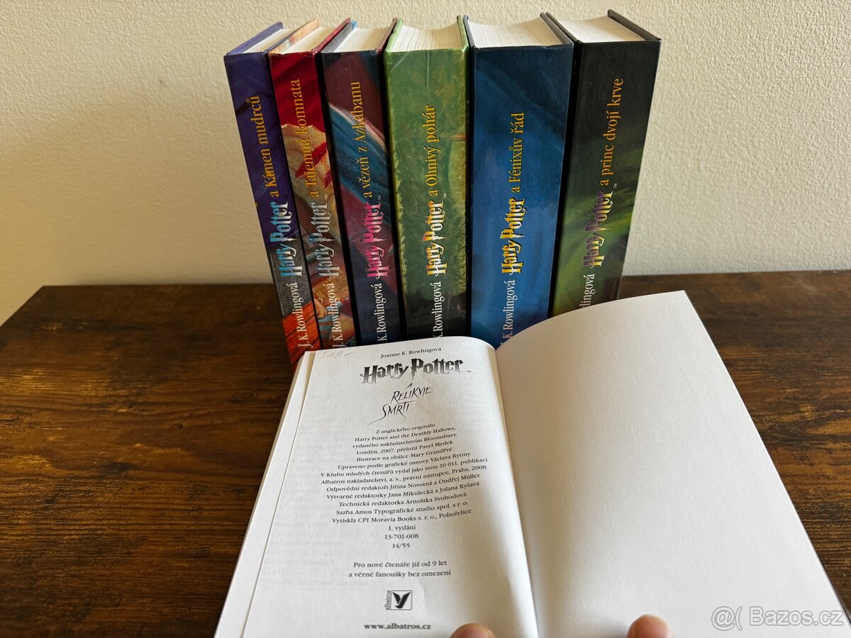 Harry Potter - 1. vydání - KOMPLET - 8