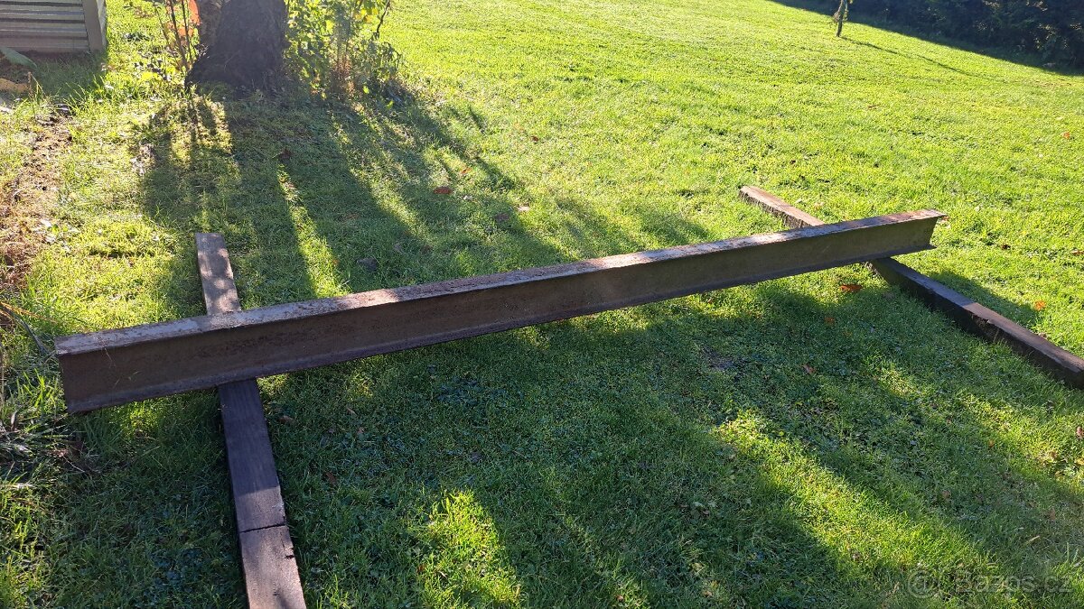 Ocelový nosník I 140 mm + T profil 40x40 mm - 8