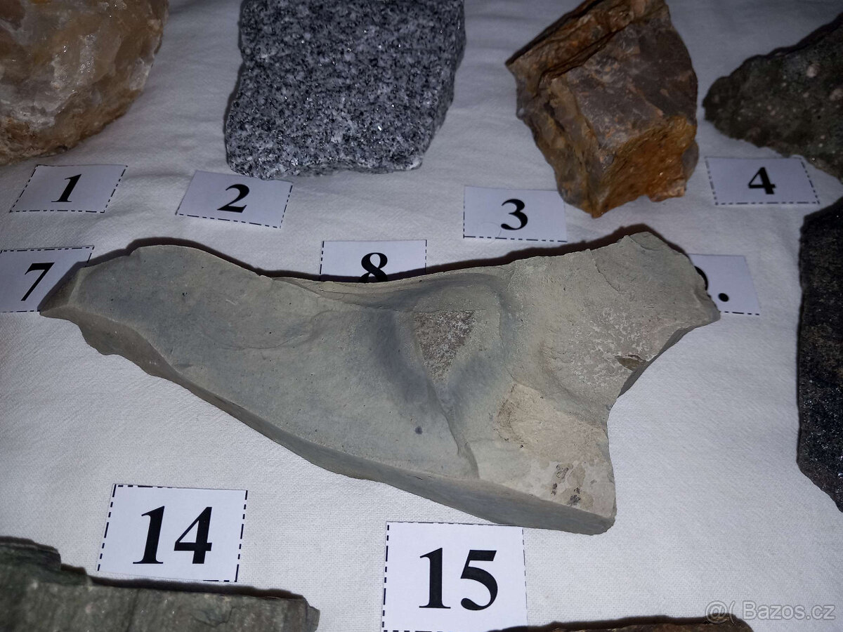 S92 Sbírka 38 ks minerálů, hornin a zkamenělin - 8