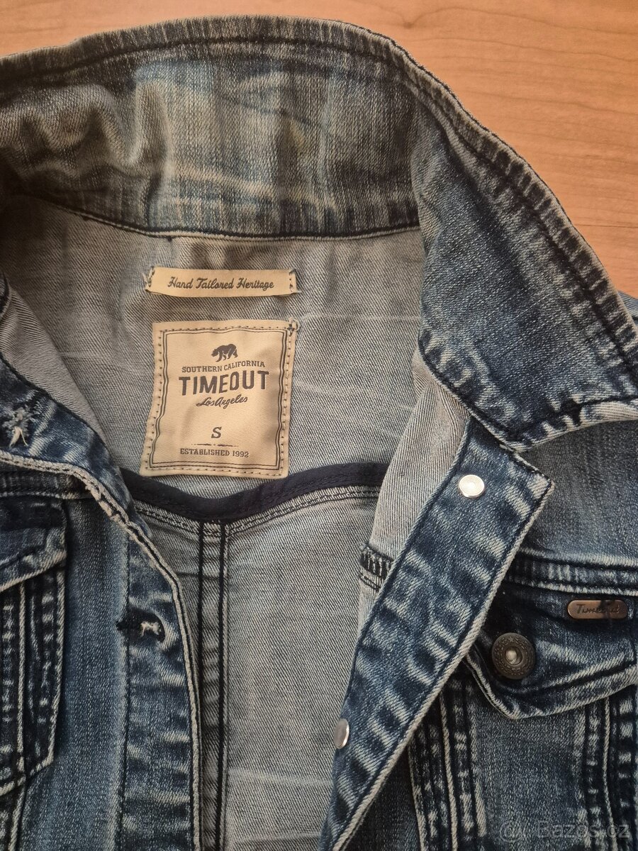 Riflová džínová bunda Timeout v.S cca 158/164 - 8