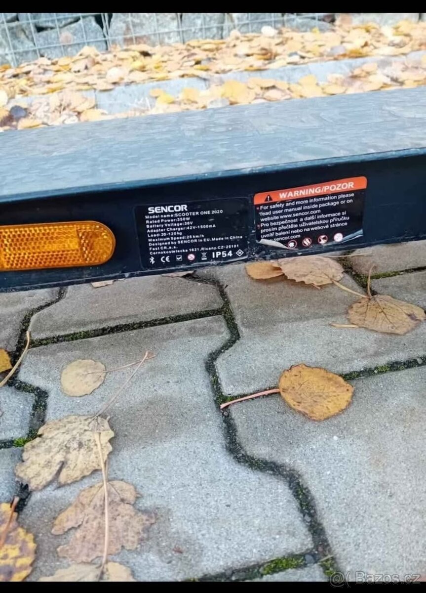 Elektrokolobezka Sencor one 2020 - 8