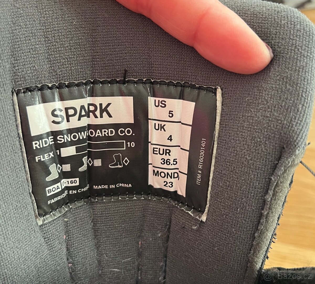 SNB boty Ride Spark - Boa systém vel.36,5 (37) - 8