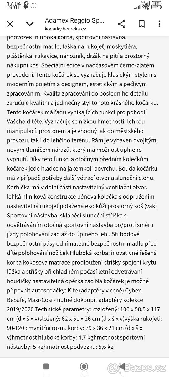 Kočárek Adamex Reggio special edition 2020 - 8