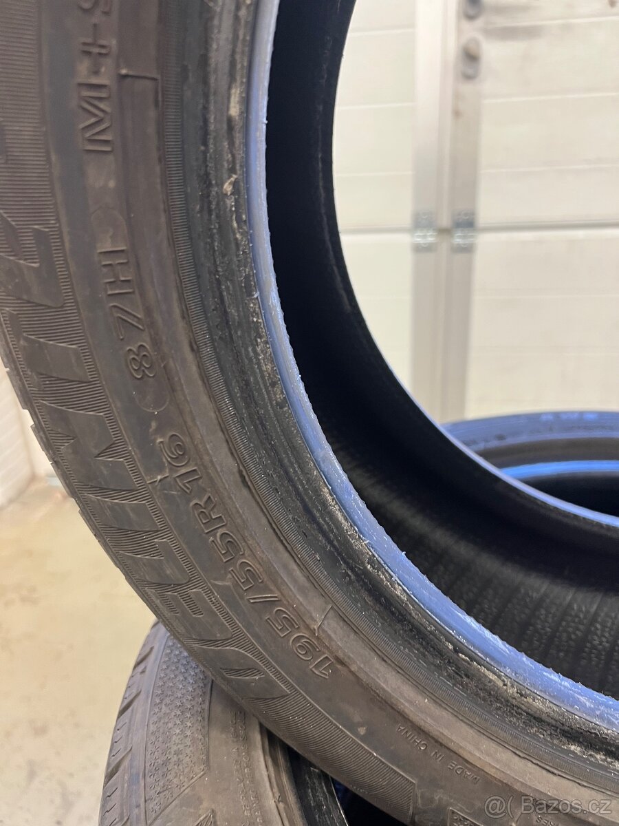 195/55 R16 - sada celoročních pneu - 8