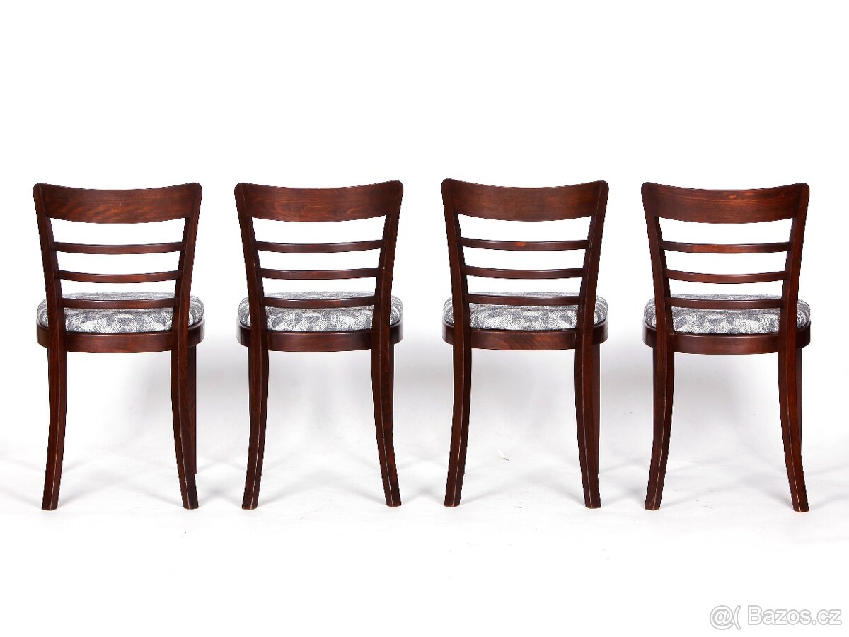 Přečalouněné retro židle SETONA, 4 kusy. - 8