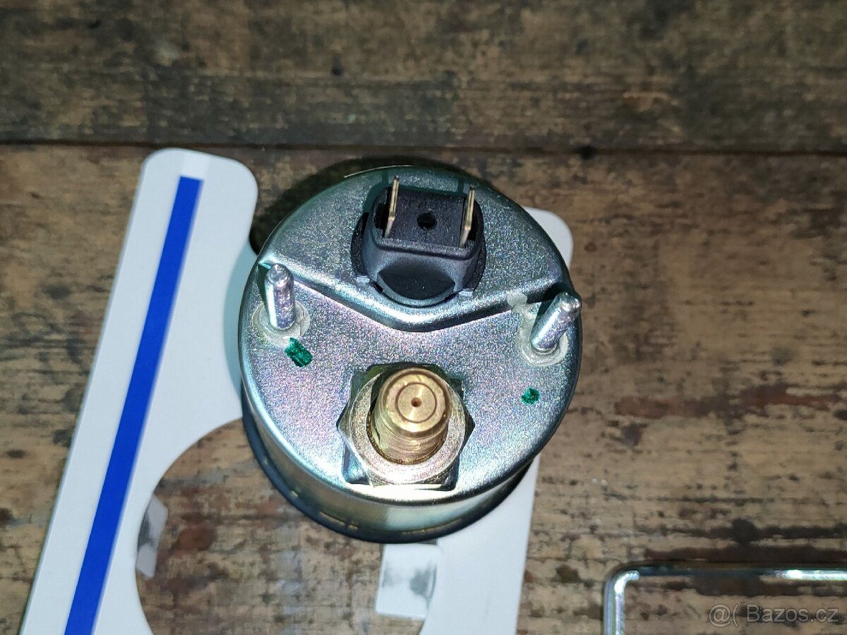 Nový VDO Vacuum meter 52mm - měřič podtlaku v sání - 8