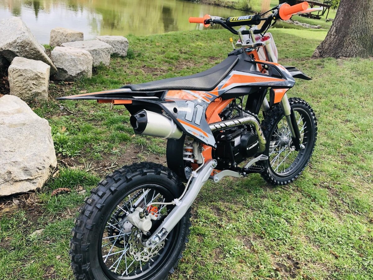 Pitbike Leramotors Shark 125ccm, el. start, orange - 8