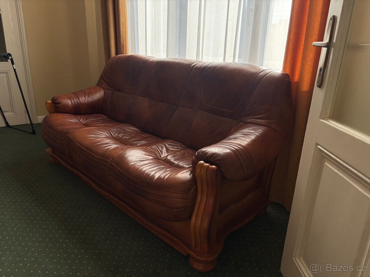 Kožená sedací souprava - 8