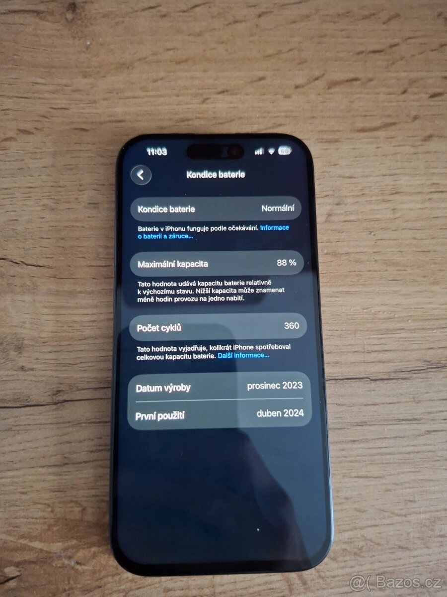 iPhone 15 Pro 128GB, modrý titan - 8