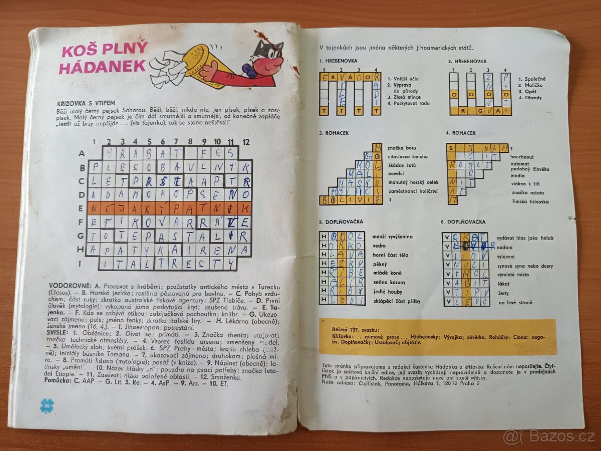 časopis Čtyřlístek č. 138 z roku 1986 - 8