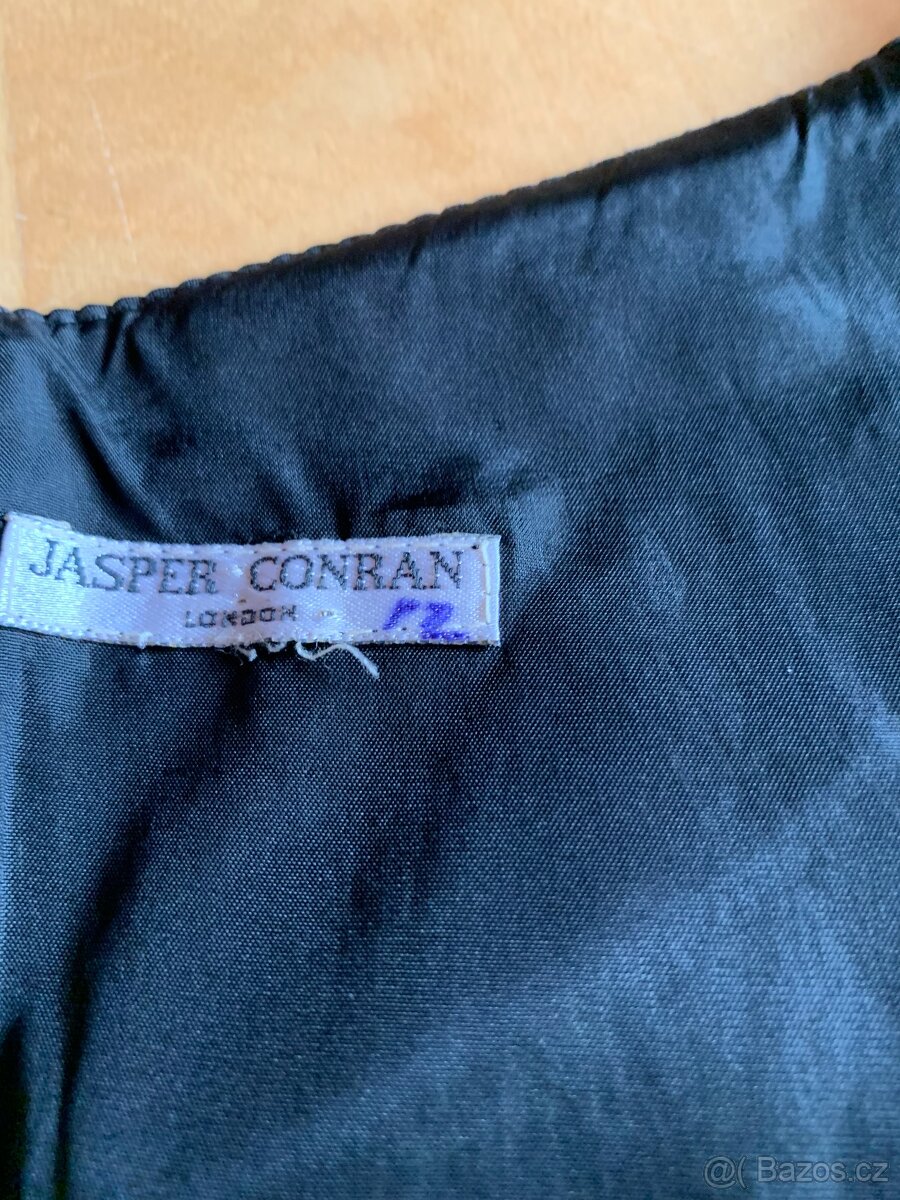 luxusní dlouhé černé šaty - vel. S/M - 8