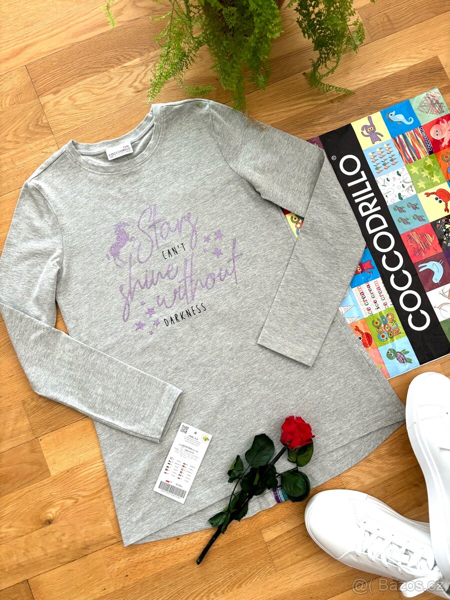 COCCODRILLO krásné tričko tunika 146 - 8