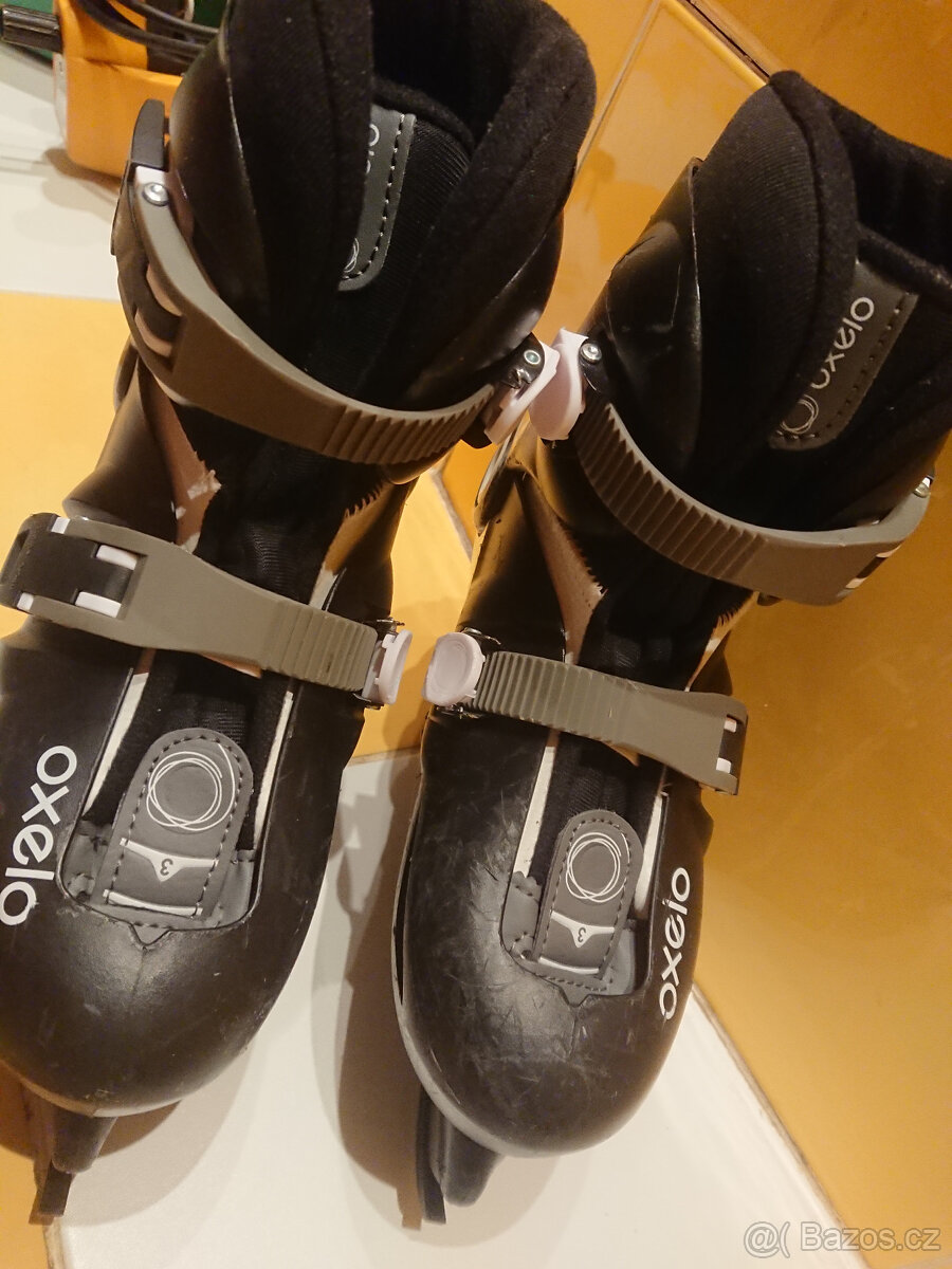 REZER. Dětské nastavitelné brusle Oxelo Play 3 vel. 32 - 34 - 8