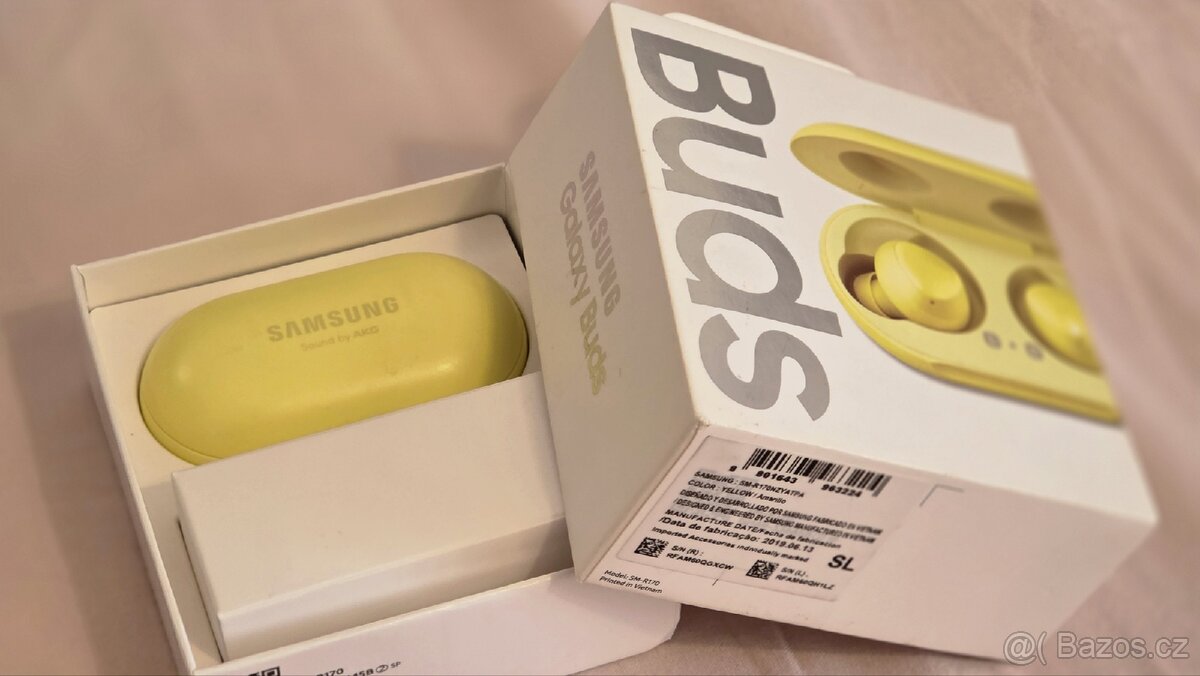 Galaxy buds žlutá komplet balení,originál - 8