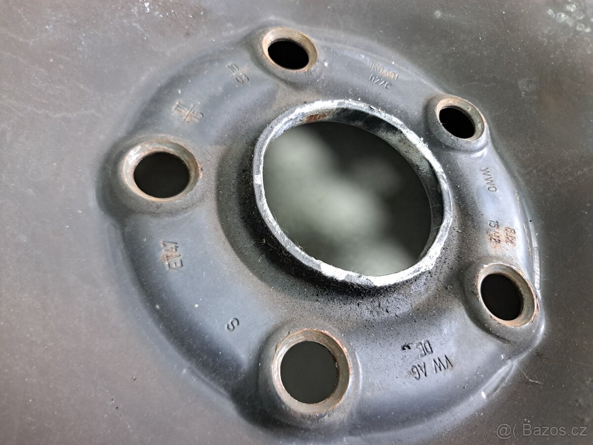 15'' disky 5x112 se zimními 195/65 Barum 8mm - 8