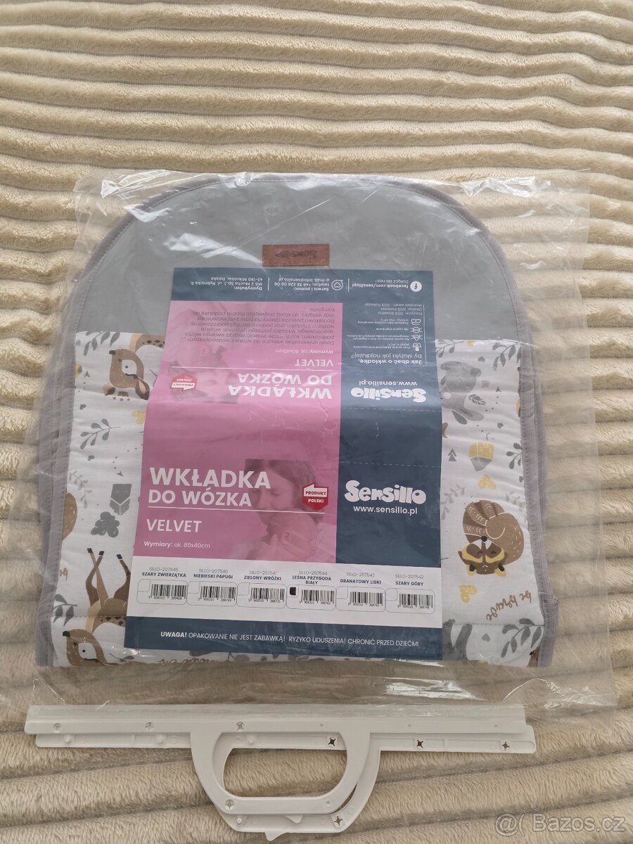 Vložka do kočárku-deka jersey 100x75 cm - 8