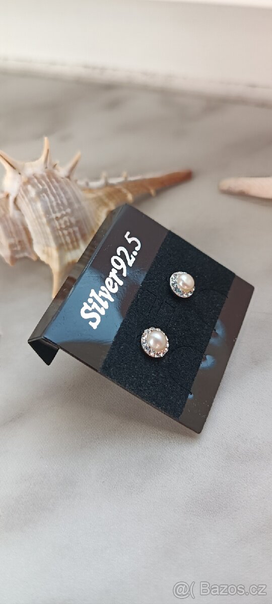 Náušnice stříbro - 8