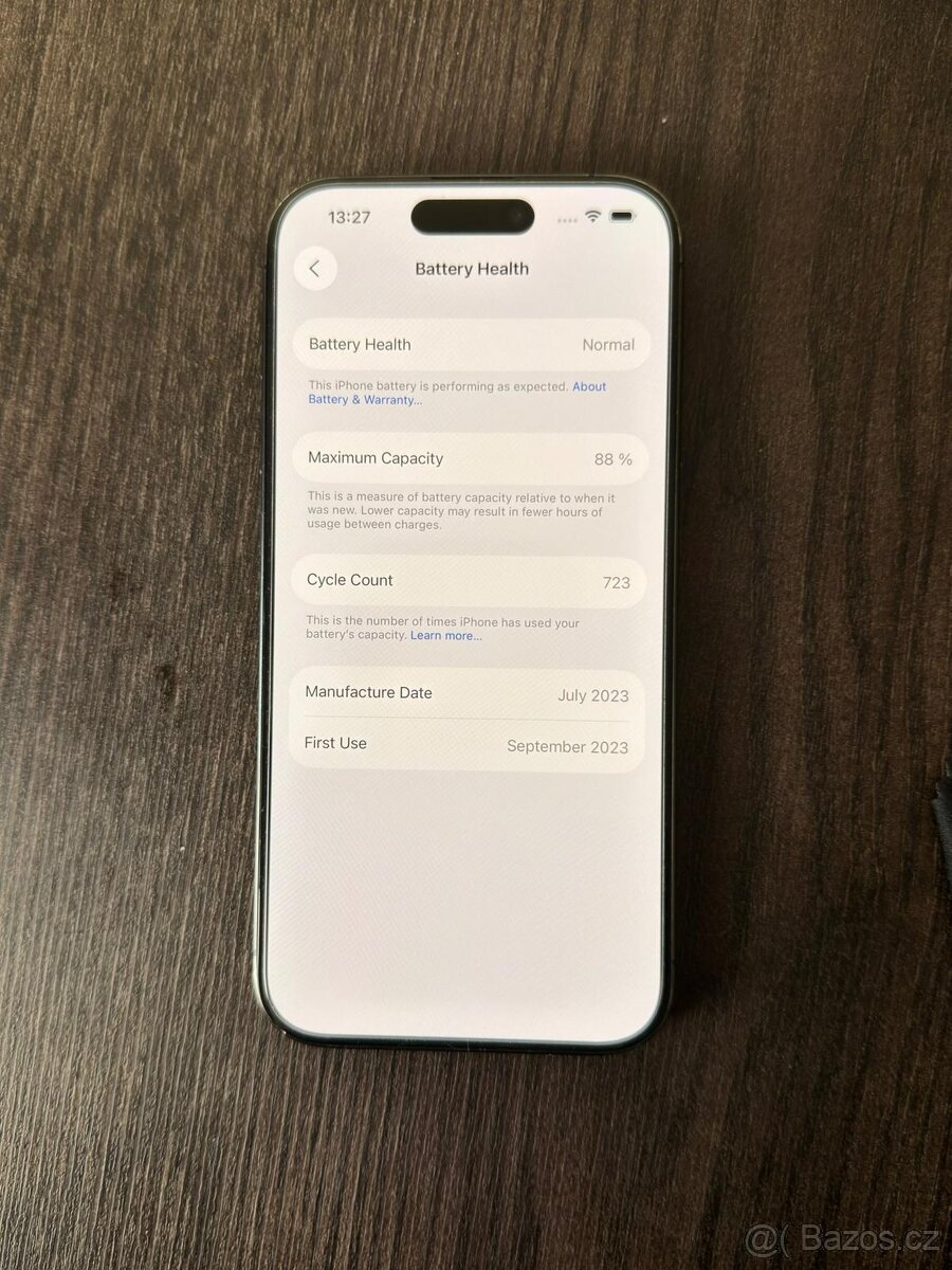 Apple iPhone 15 Pro 128GB, Blue Titanium - 8