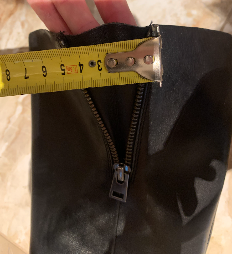 ČERNÉ DÁMSKÉ KOŽENÉ KOZAČKY značka ECCO - 8