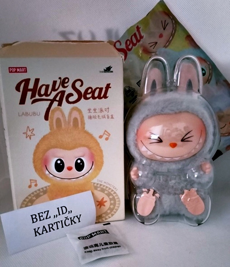 👜 POP MART Labubu Have a Seat série V2 HEHE, mončičák - 8