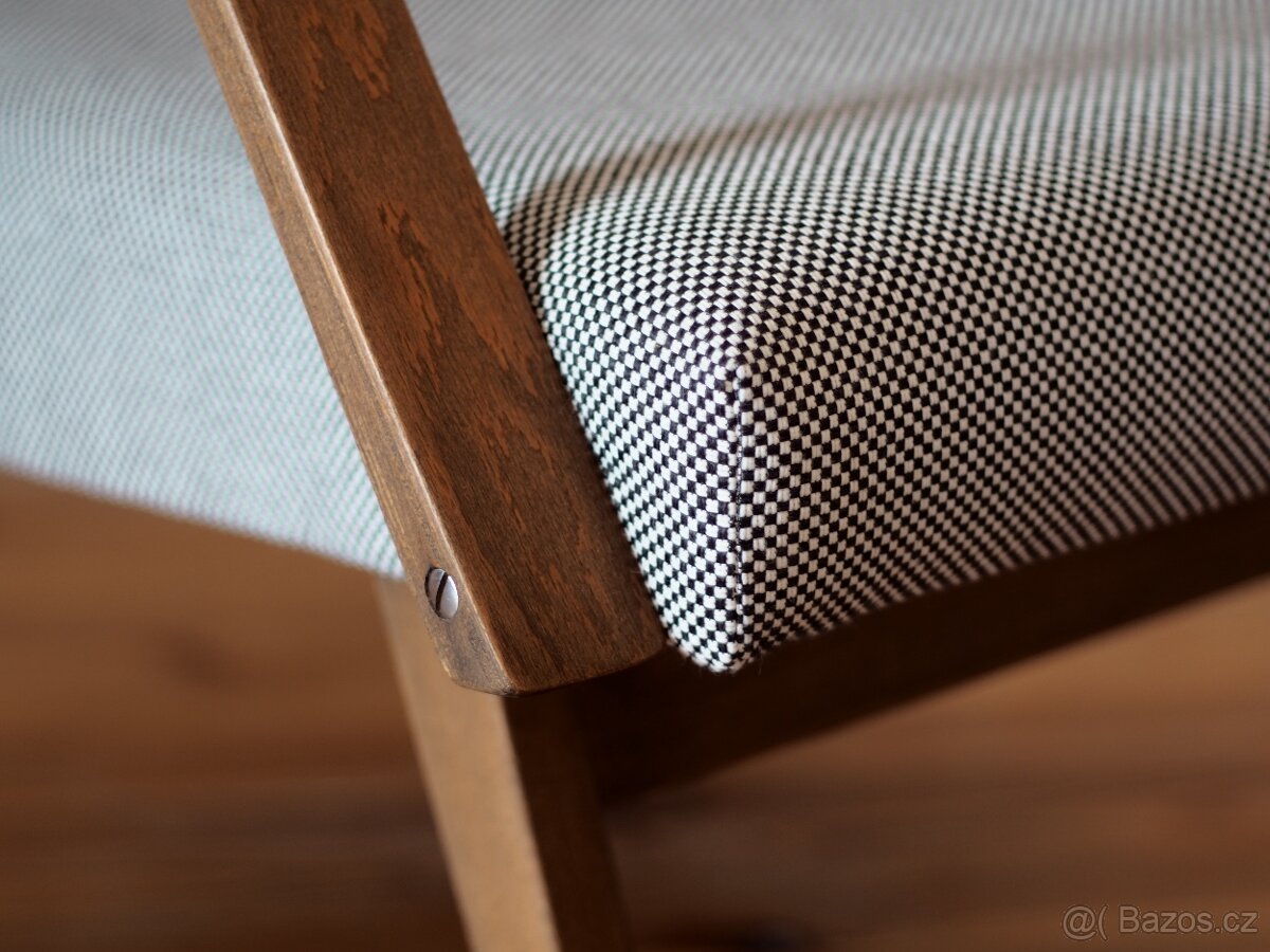 Retro kreslo Mier Topoľčany - 8