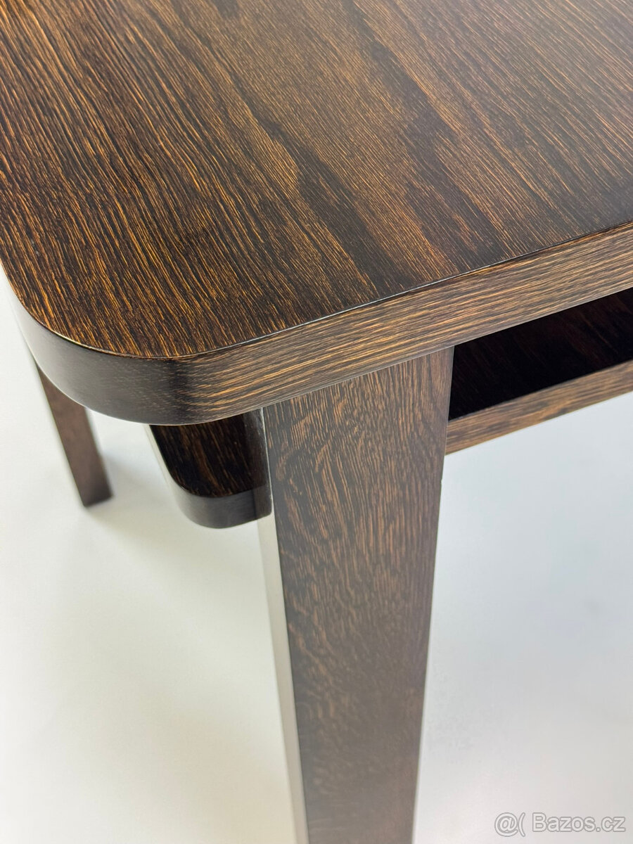 Luxusní Art Deco, konf. stolek Halabala po renovaci - šelak - 8
