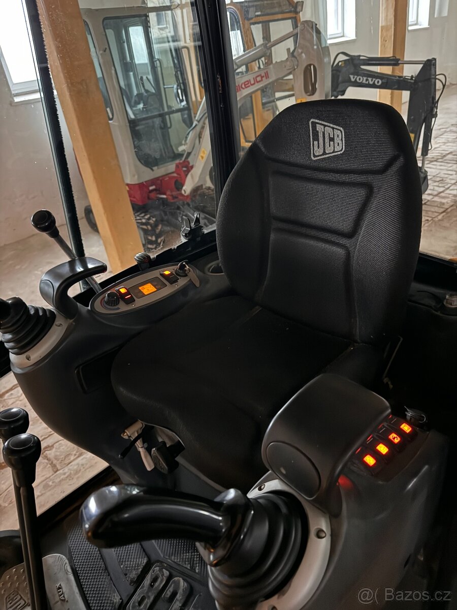 Minibagr JCB 8018 rok 2008 2x lzice - 8