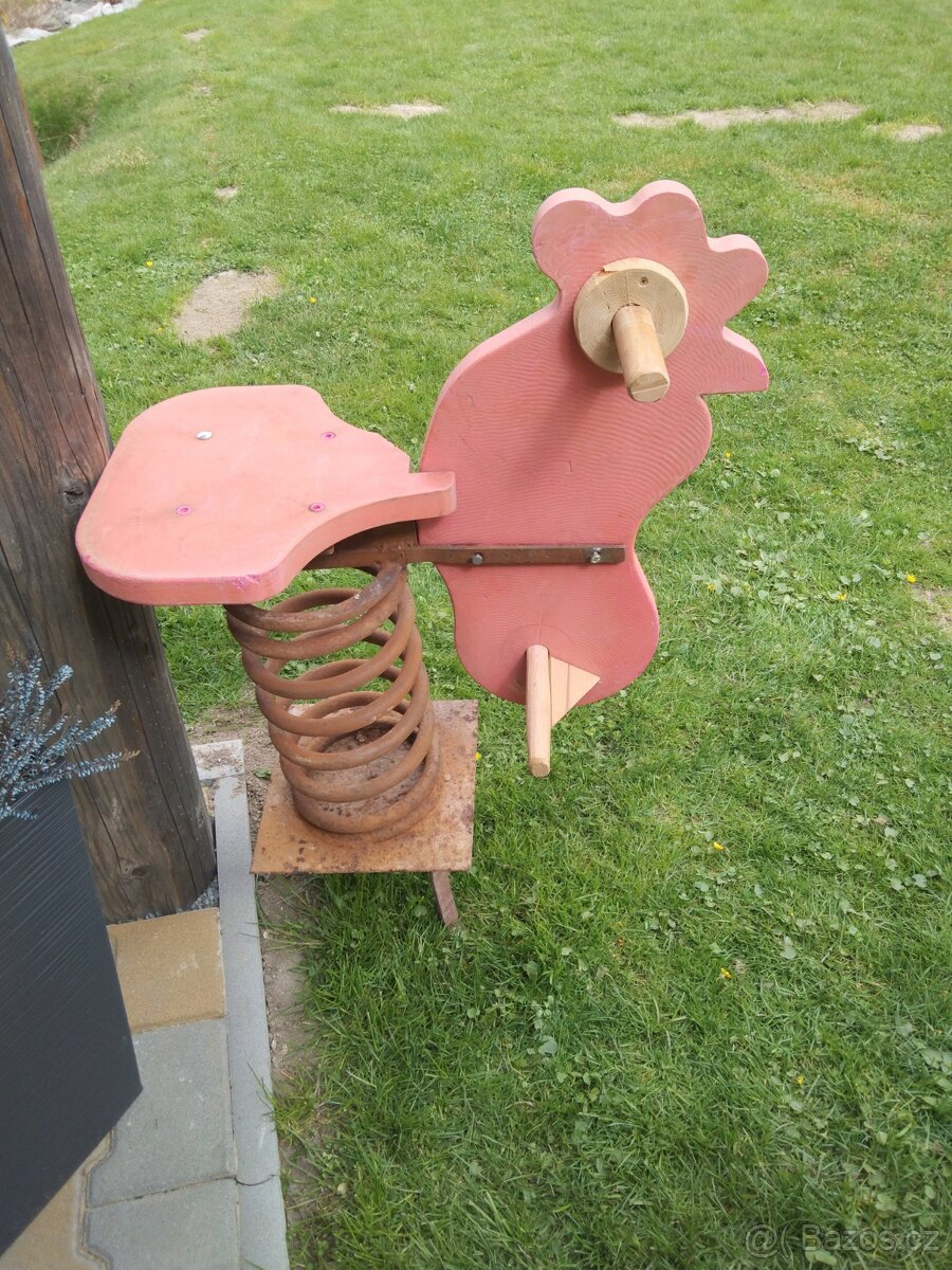 Pružinová houpačka kohout - 8