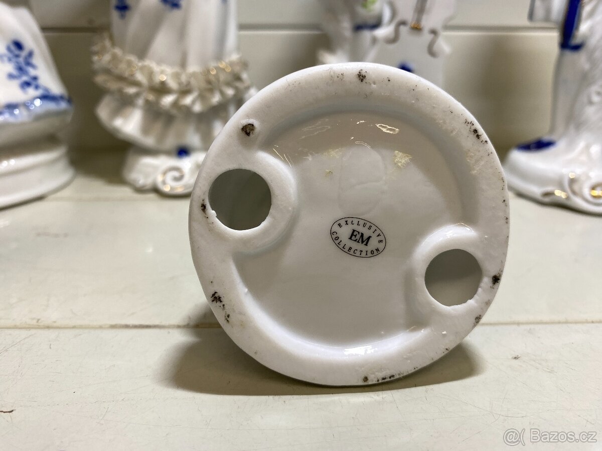 sada rokokových sošek hudebníci - 8