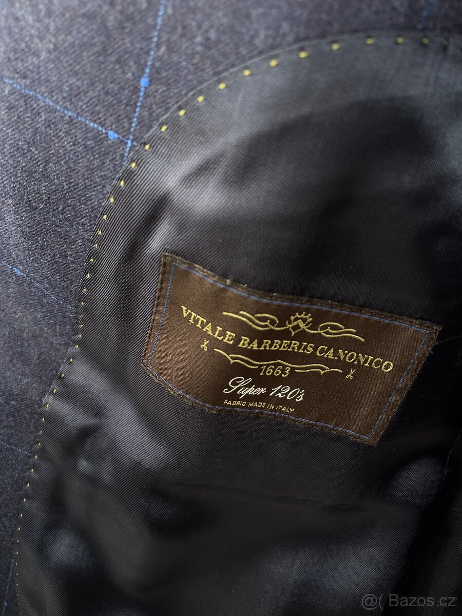 Luxusní sako Pietro Filipi Slim fit vel. 46 - 8