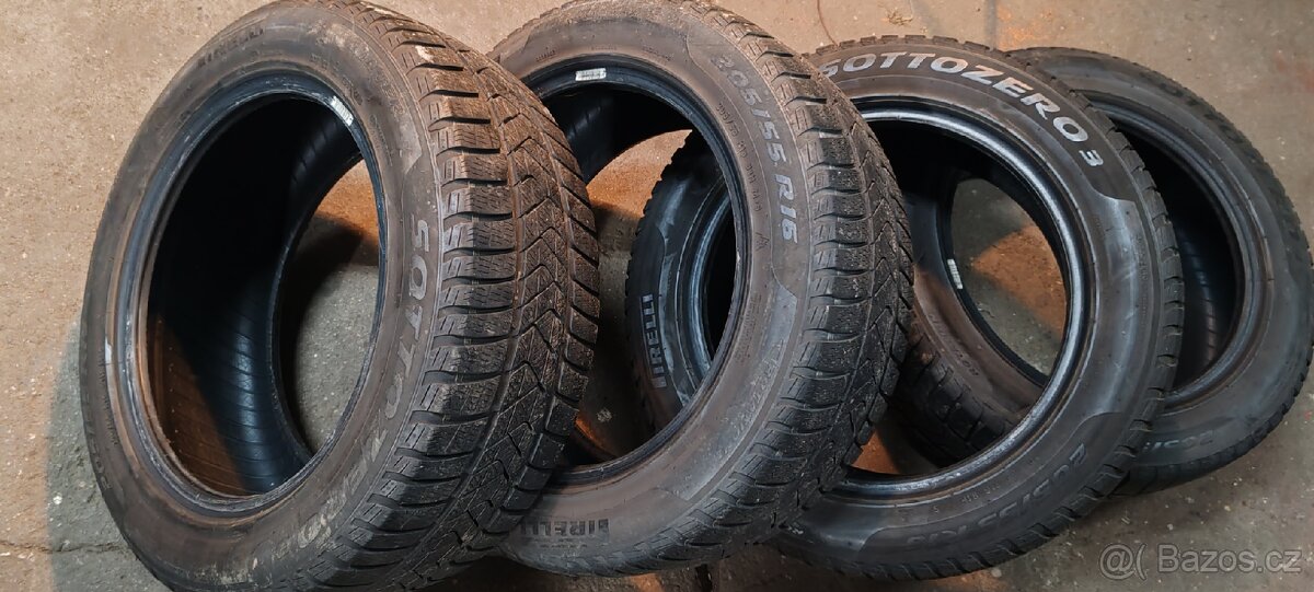 Zimní sada pneumatik Pirelli 205/55R16 91H 6,00mm - 8
