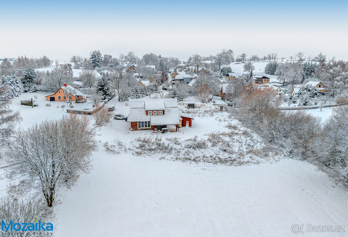 Výjimečná roubená novostavba s vybavením na okraji obce Dědo - 8