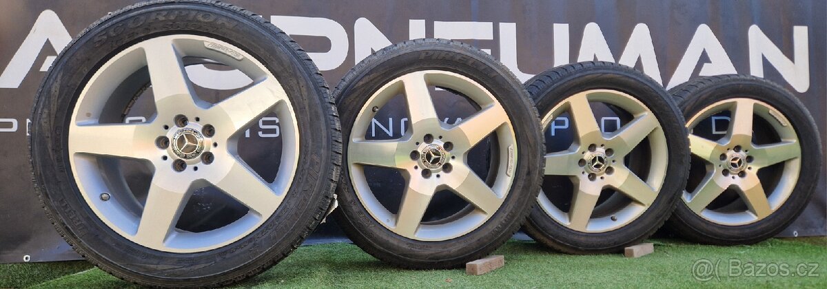5x112 R19 mercedes AMG W166 +❄️ zimní pneu ZÁNOVNÍ STAV - 8