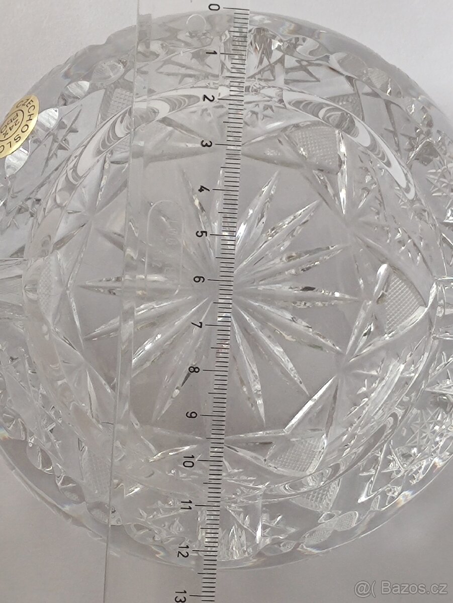 Starý popelník Bohemia Crystal Czechoslovakia, pošta 75.- - 8