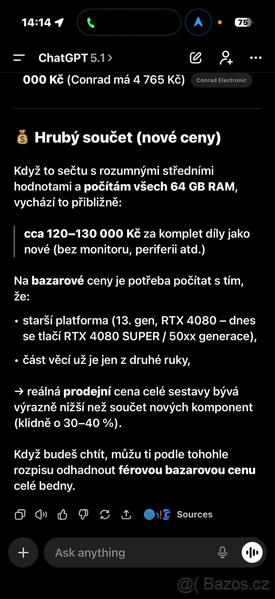 Herní PC - I9 13900ks, RTX 4080, 32gb DDR5, 2TB SSD - 8