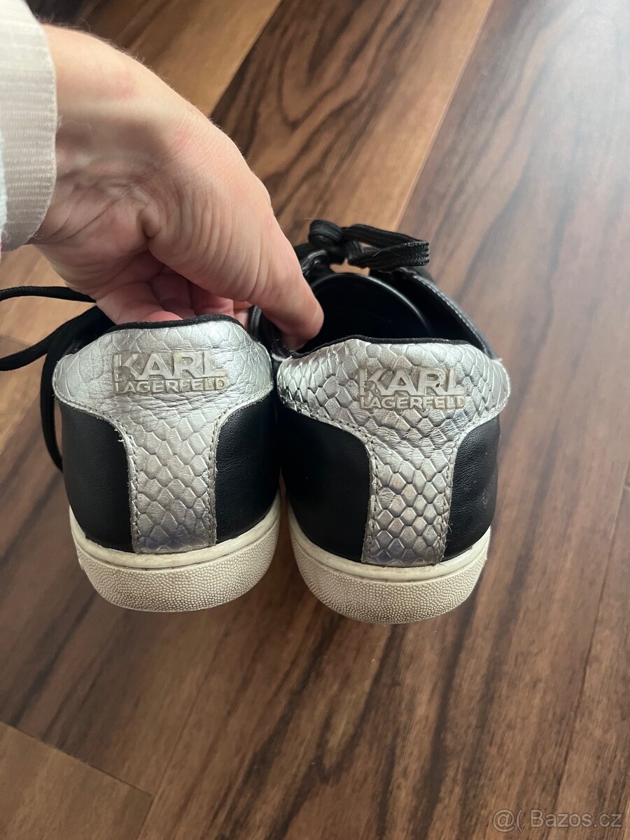 Černé tenisky Karl Lagerfeld, velikost 39 - 8