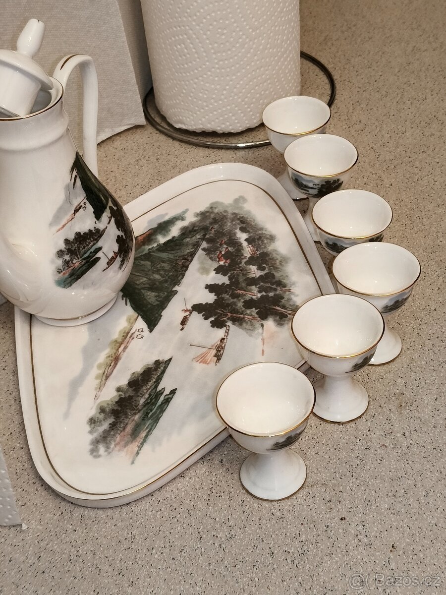 Malovaný porcelánový servis - 8