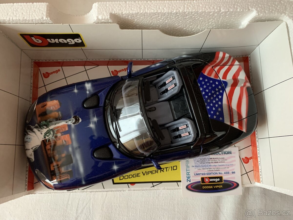 Model Bburago Dodge Viper RT/10 airbrush 1/18 - 8