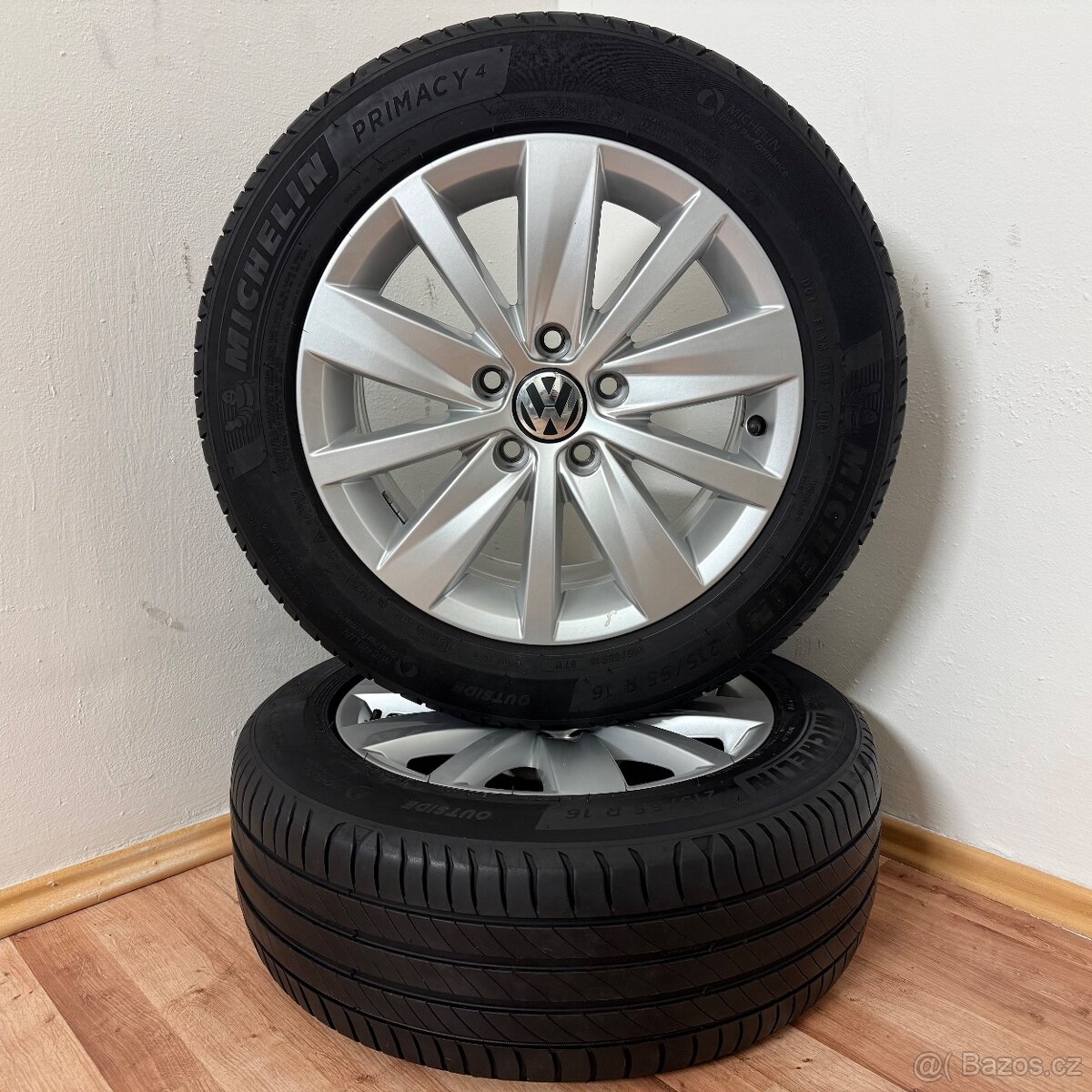 VW SHARAN II 5x112 R16 ET45+LETNÍ 205/60R16 5/4mm - 8