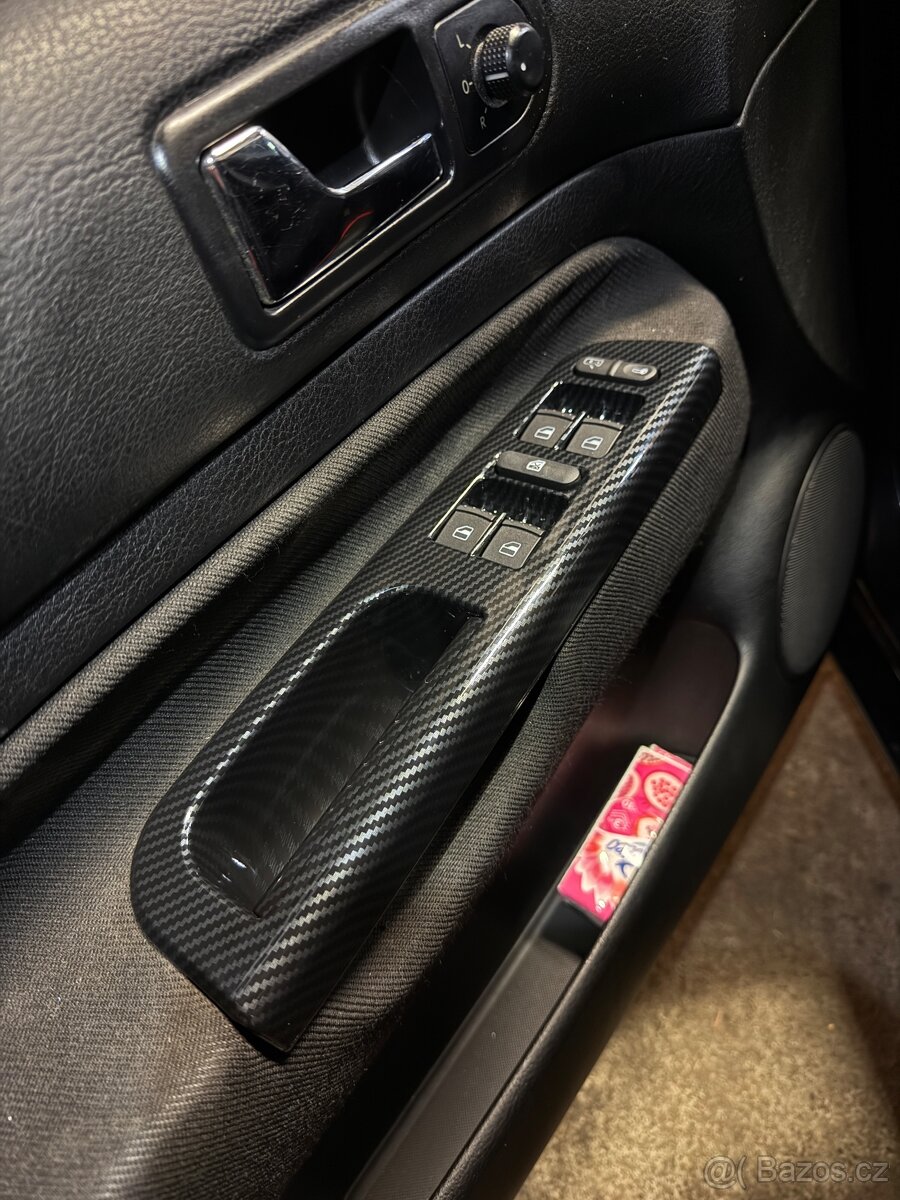 VW GOLF 4 BORA KLIKY DVEŘÍ CARBON - 8