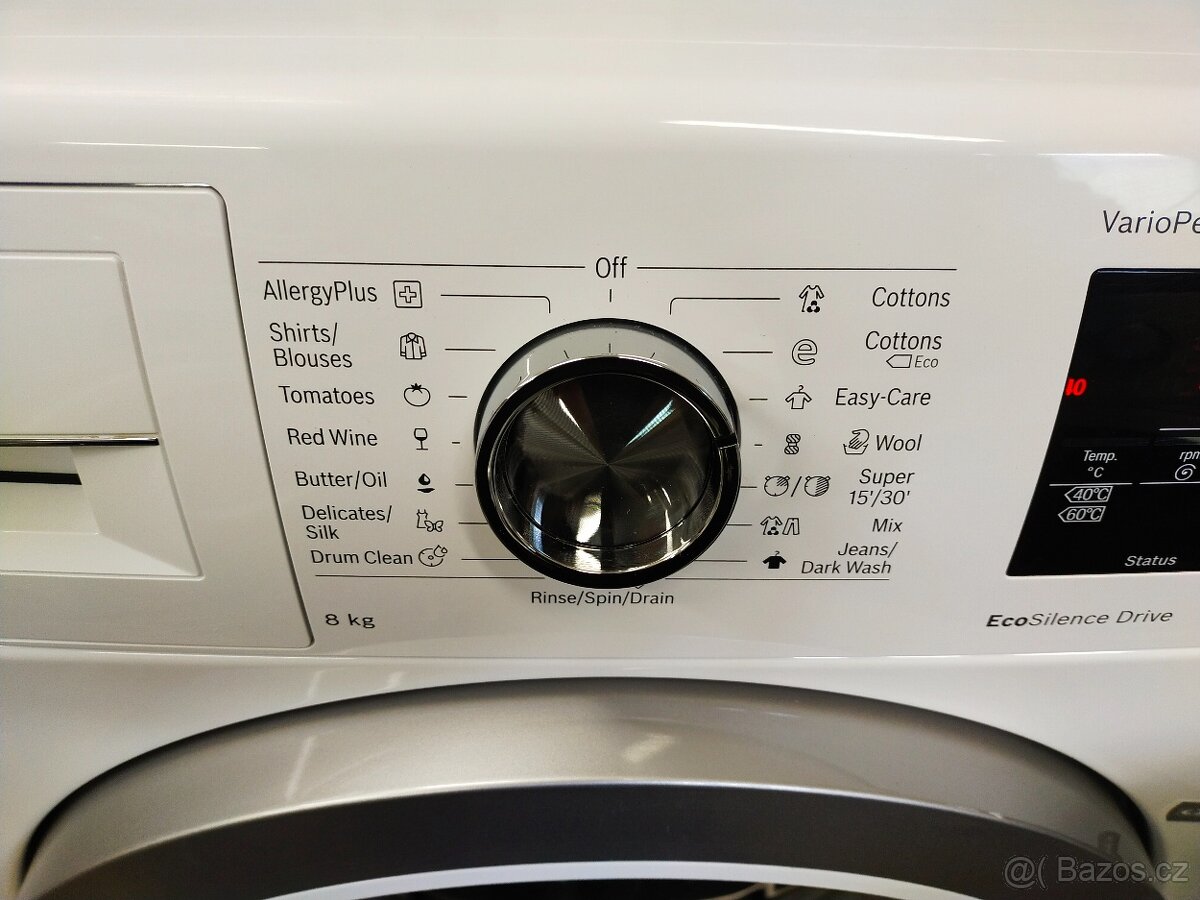 Prodám plně funkční zánovní dig.pračku zn.Bosch-8KG--DOVEZU - 8