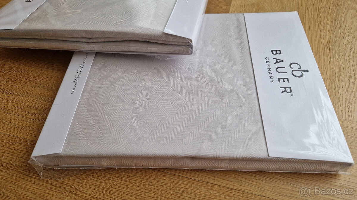 2x luxusní damaškové ložní prádlo Curt Bauer NOVÉ - 8