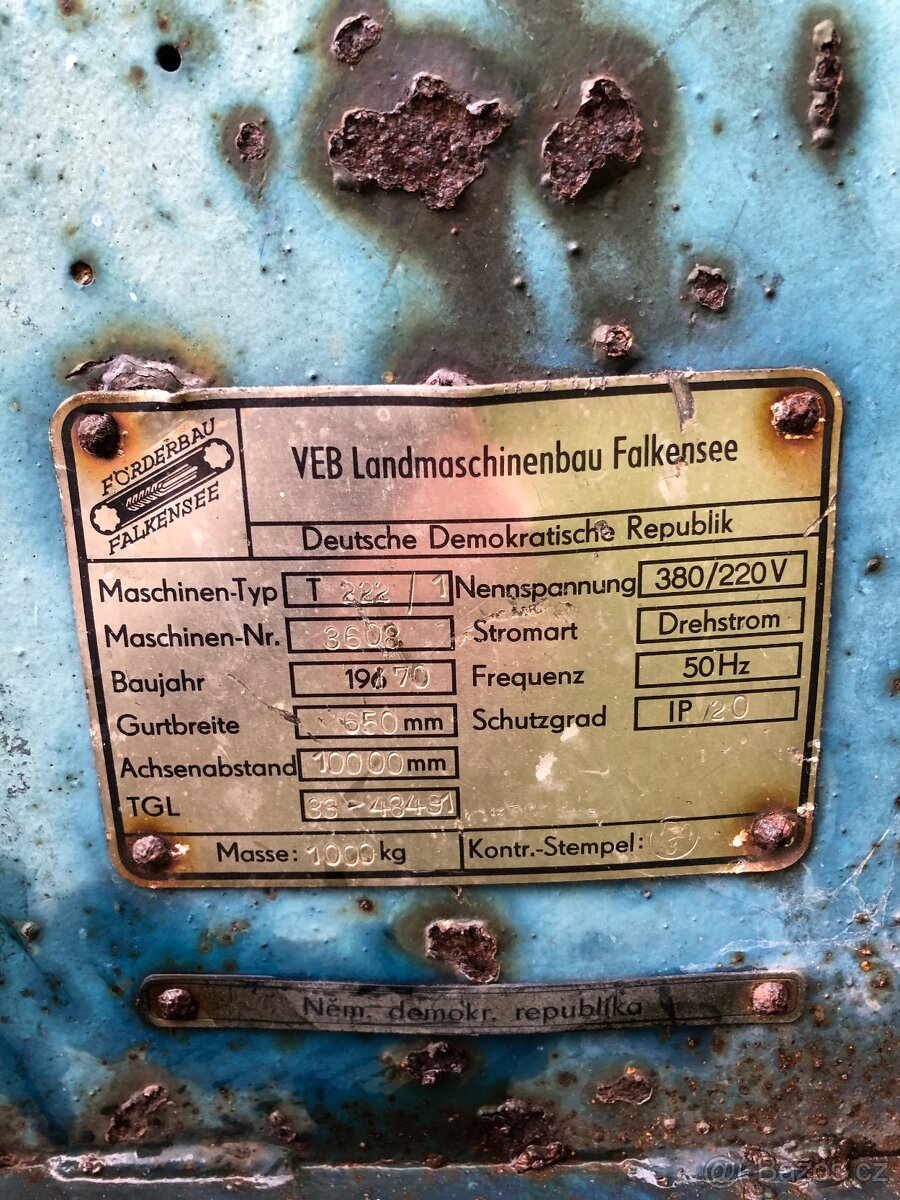 Pásový dopravník 10 m - nová elektroinstalace - 8