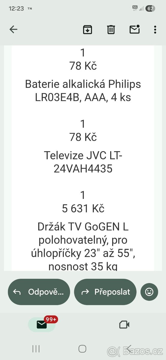 Televize JVC - 8