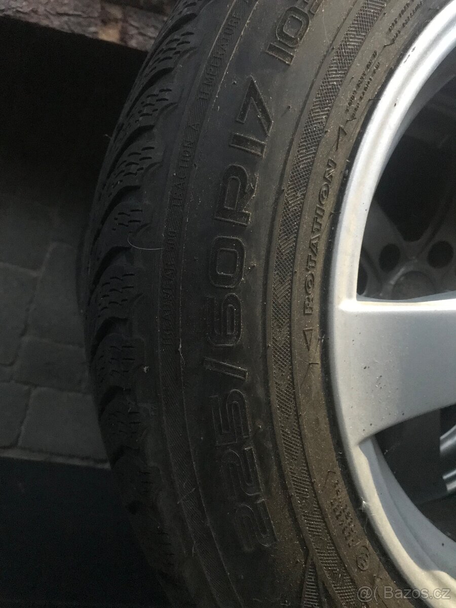 Zimní alu sada kol Dezent 225/60R17 Nokian Renault,Nissan.. - 8